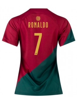 Ženski Nogometna dresi replika Portugalska Cristiano Ronaldo #7 Domači SP 2022 Kratek rokav